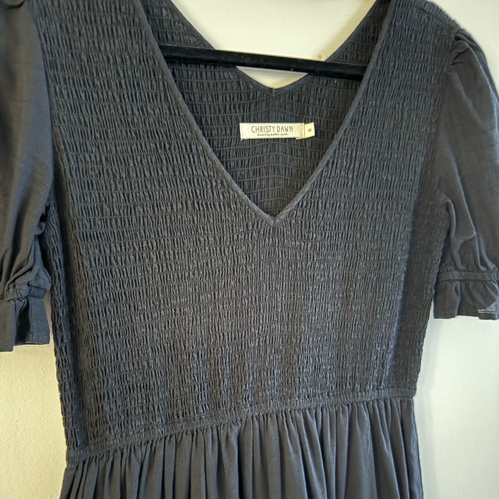 Christy Dawn Brooklyn Dress in Noir Weave - Picture 5 of 8